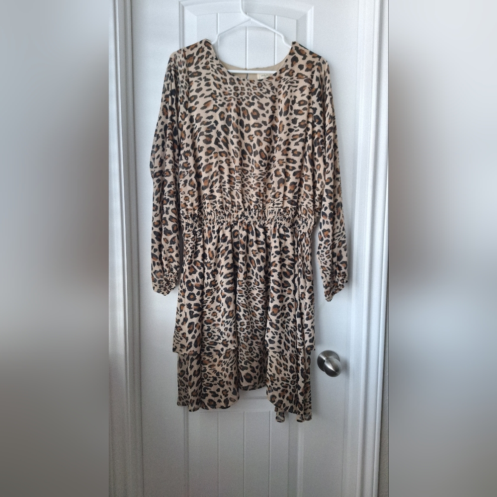 Leopard Print Women's Dress